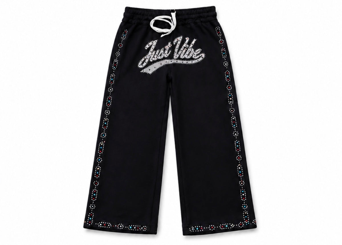 Just Vibe Rhinestone Bottoms (Pre-Order)